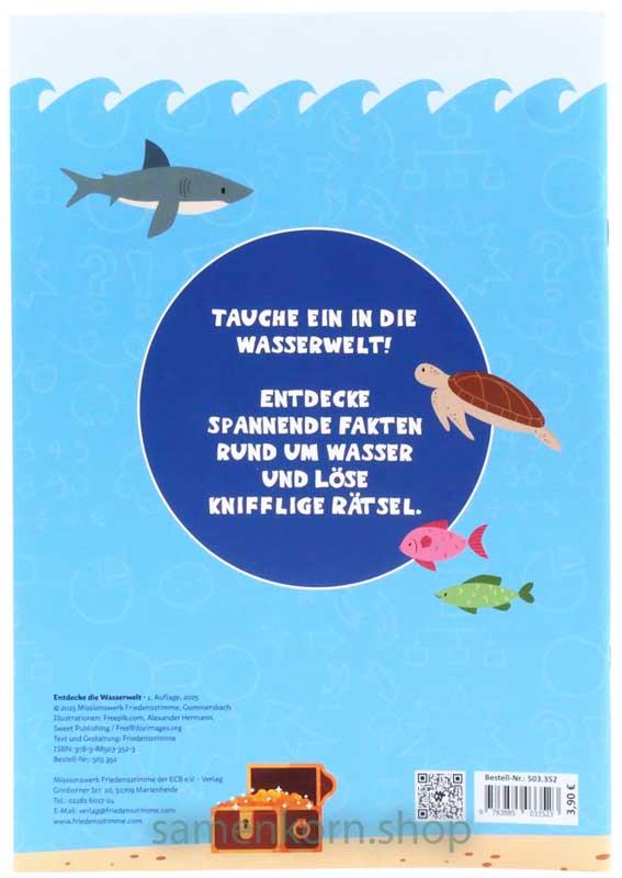 Rätselheft "Entdecke die Wasserwelt"  / Heft