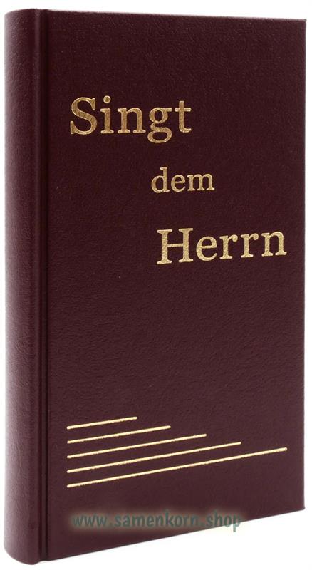 Singt dem Herrn / Gemeindeliederbuch