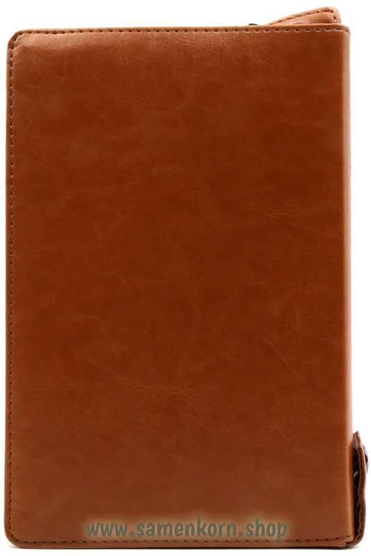 Luther21 F. C. Thompson Studienausgabe, Kunstleder, löwenbraun, GS, GR, RV / Buch