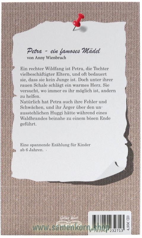 Petra - ein famoses Mädel / Buch