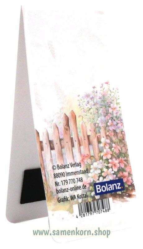 Magnetlesezeichen Gartenblumen "Der Herr segne dich und behüte dich"
