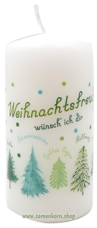 Kerze "Weihnachtsfreude" 