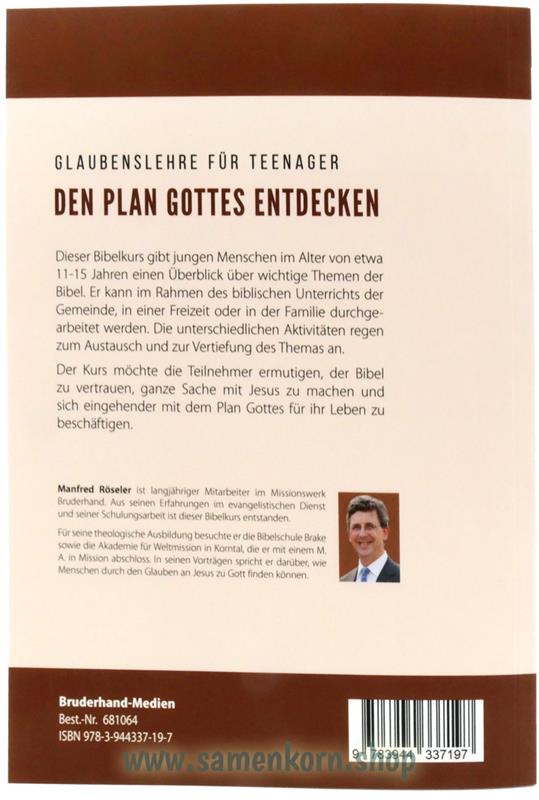 Den Plan Gottes entdecken / Set