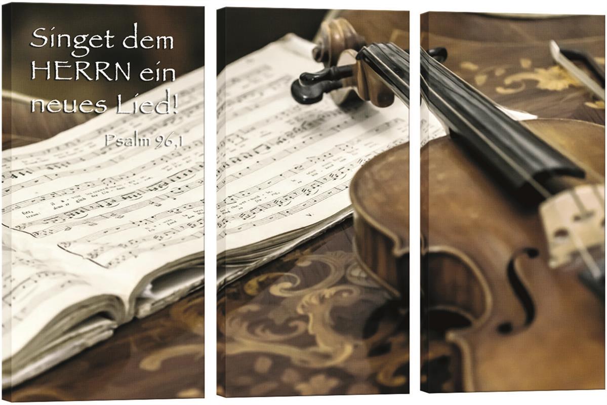 Bild "Geige mit Noten"