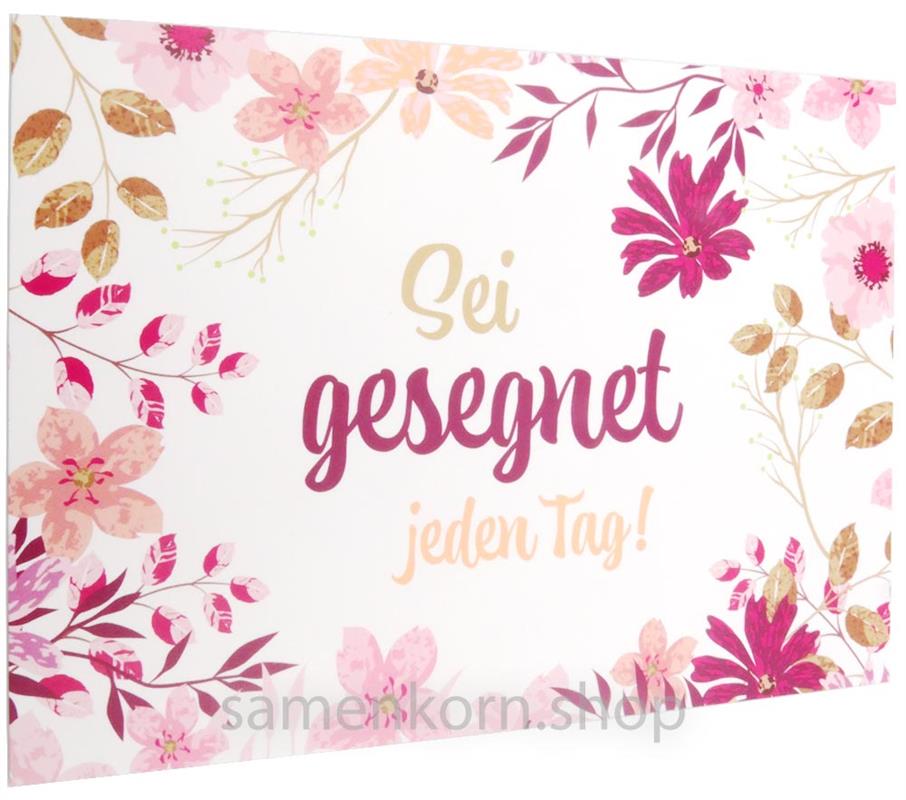 Postkarte "Sei gesegnet jeden Tag!"