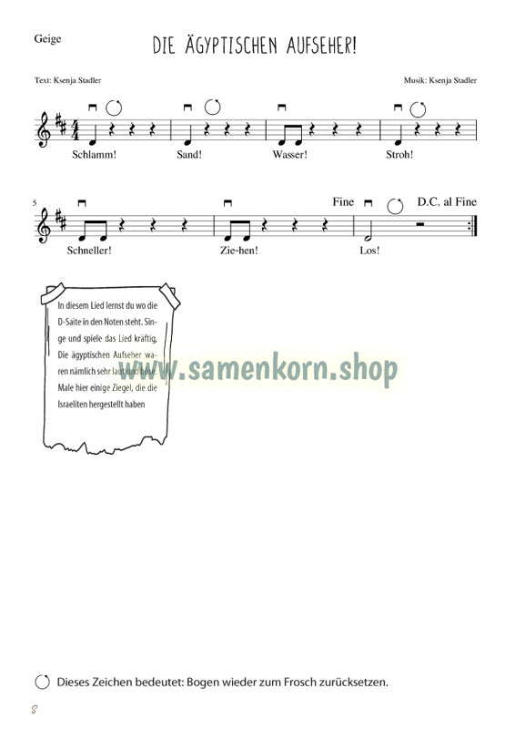 Gemeinsam lernen - Gemeinsam musizieren, Heft Mose