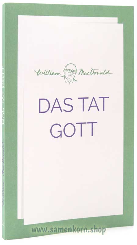 Das tat Gott / Buch