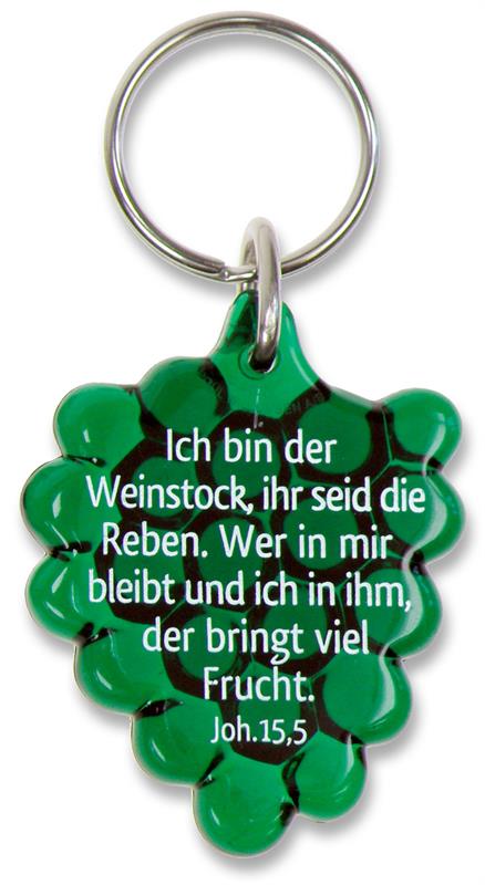 Schlüsselanhänger "Weintraube", rot