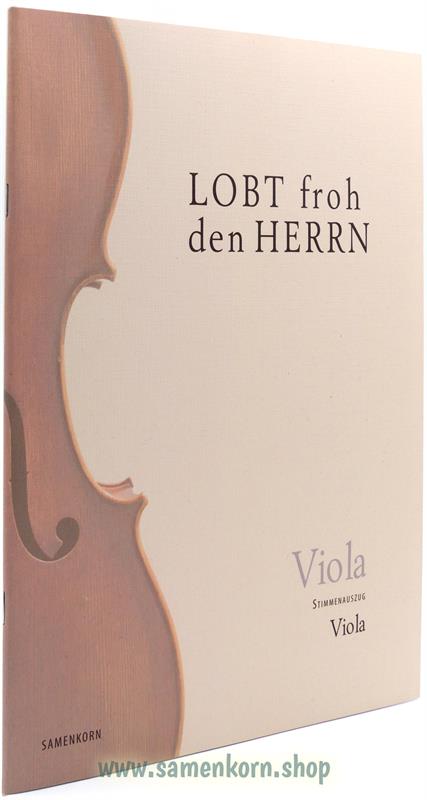 Lobt froh den Herrn / Stimmenauszüge Viola / Noten