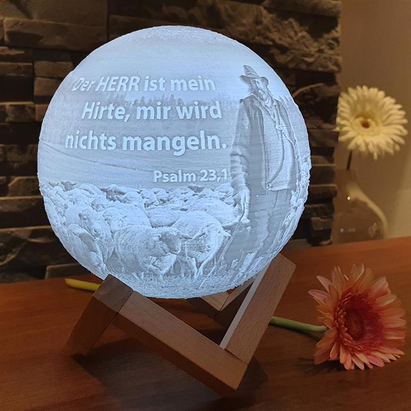 LED-Kugel "Der gute Hirte"