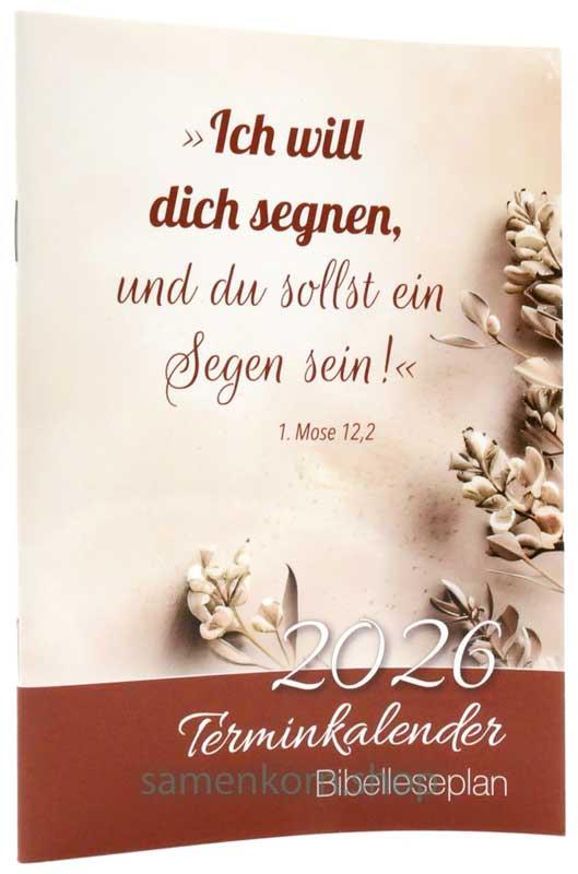 Terminkalender inkl. Bibelleseplan 2026
