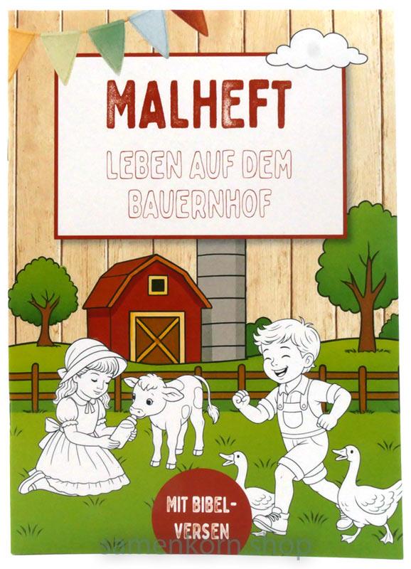 Leben auf dem Bauernhof / Malheft