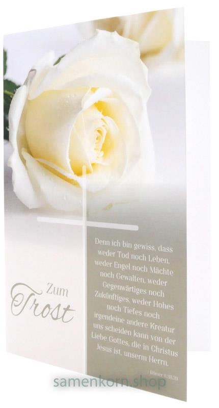 Faltkarte "Zum Trost" / Röm. 8,38-39