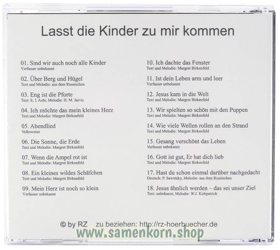 Lasst die Kinder zu mir kommen / CD