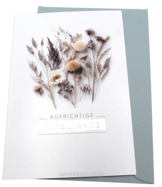 Faltkarte "Aufrichtige Anteilnahme" Ps. 31,16