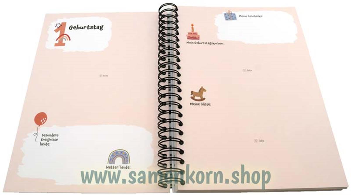 Fotobuch - Meine Geburtstage / Spiralblock