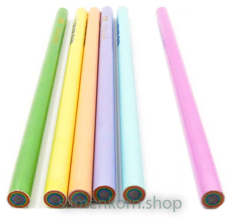 Bleistift Regenbogen, in unterschiedlichen Farben