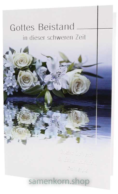 Faltkarte "Gottes Beistand in dieser..." Ps. 31,16