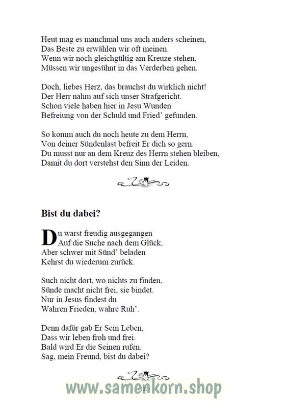 Der Weg des Herrn ist stets der Beste, Band 2 / Gedichte, Prosa / Buch