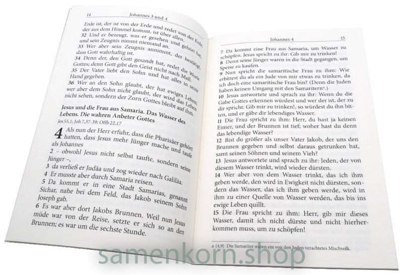 Johannes-Evangelium, Großdruckausgabe / Buch