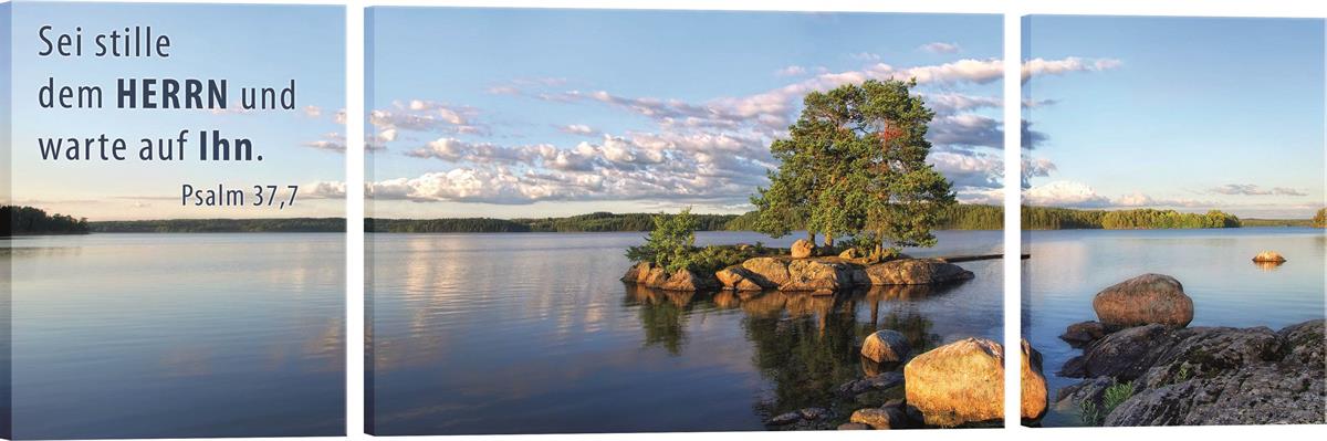 Bild "See mit Insel - Panorama"