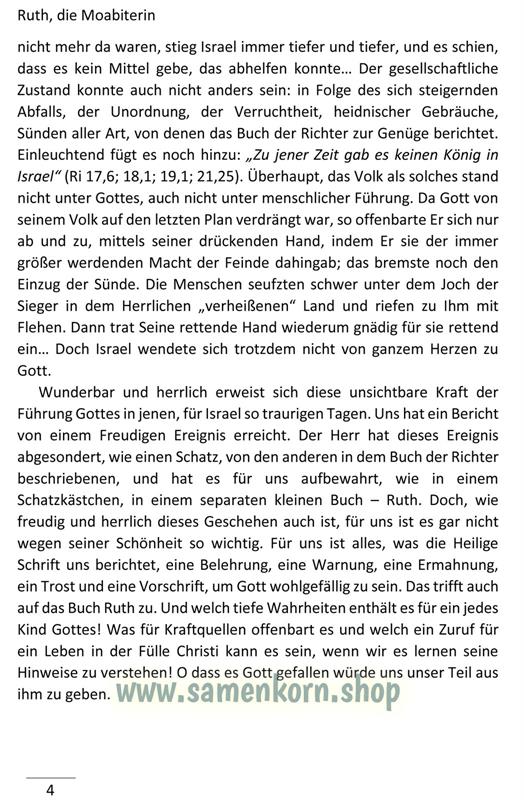 Ruth, die Moabiterin / Buch