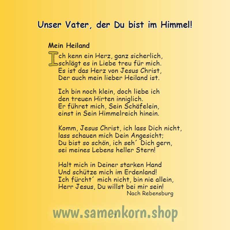 Unser Vater / Kindergebete / Buch orange