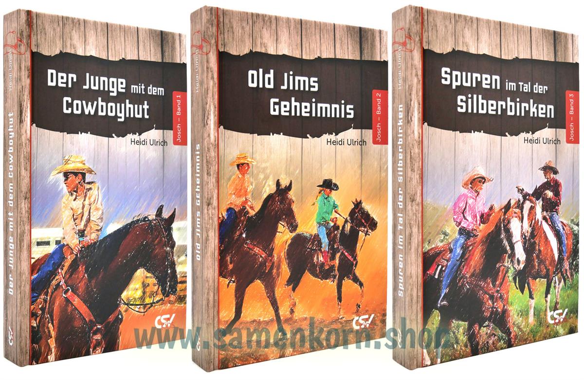 Josch-Trilogie / 3 Bücher (Cowboyhut / Old Jim / Silberbirken)