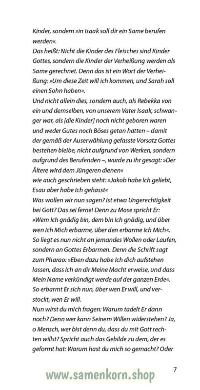 Erwählung und Bekehrung, Band 28 Reihe Orientierung / Heft