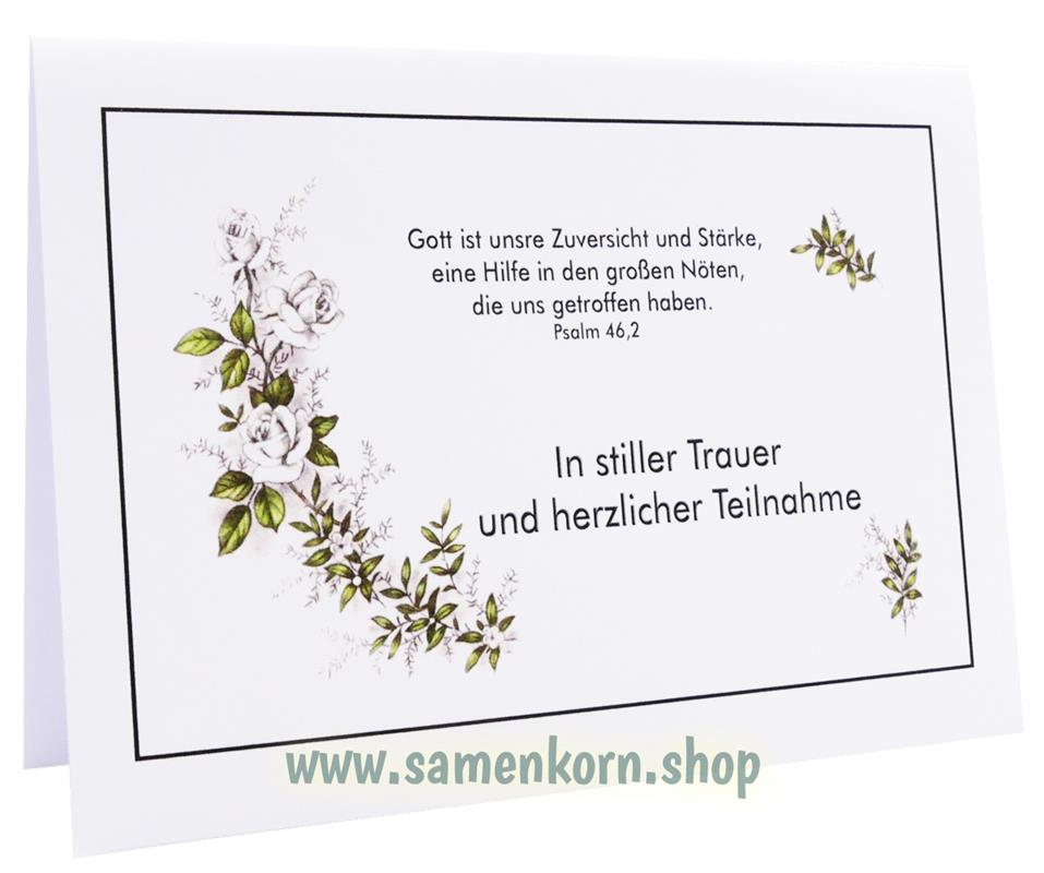 Doppelkarte "In stiller Trauer"