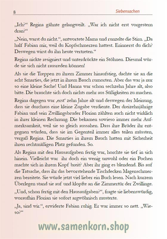 Siebensachen / Buch