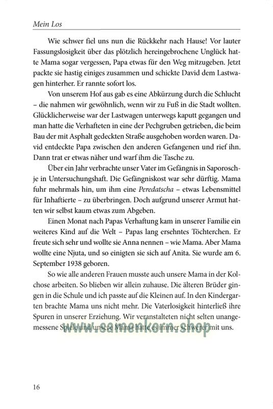 Mein Los / Buch
