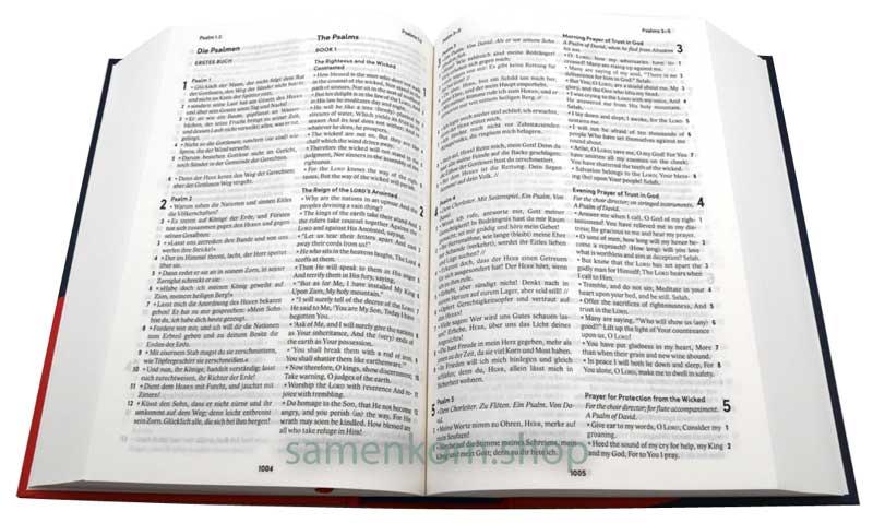 Elberfelder Bibel – Deutsch / Englisch