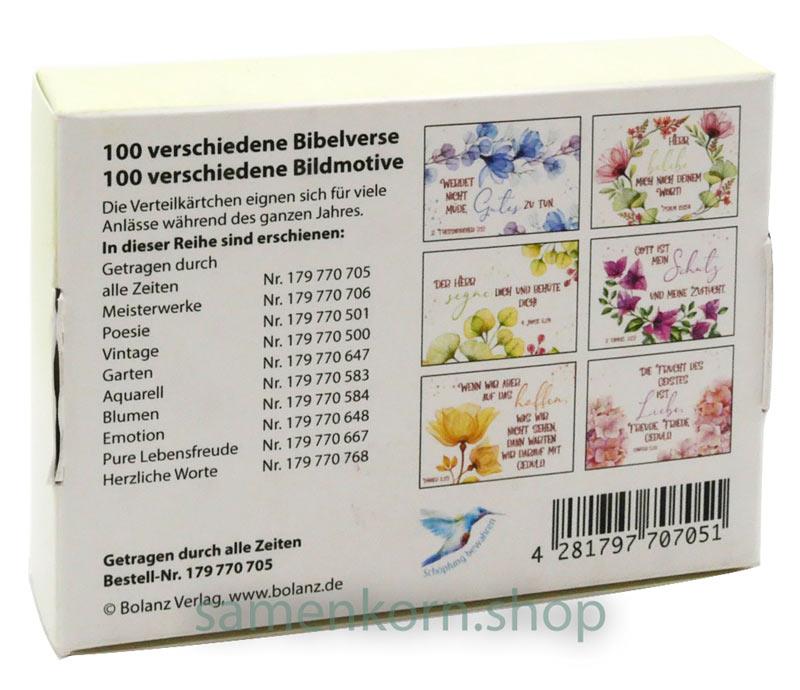 Neujahrslose "Getragen durch die Zeiten"/ Kartenset