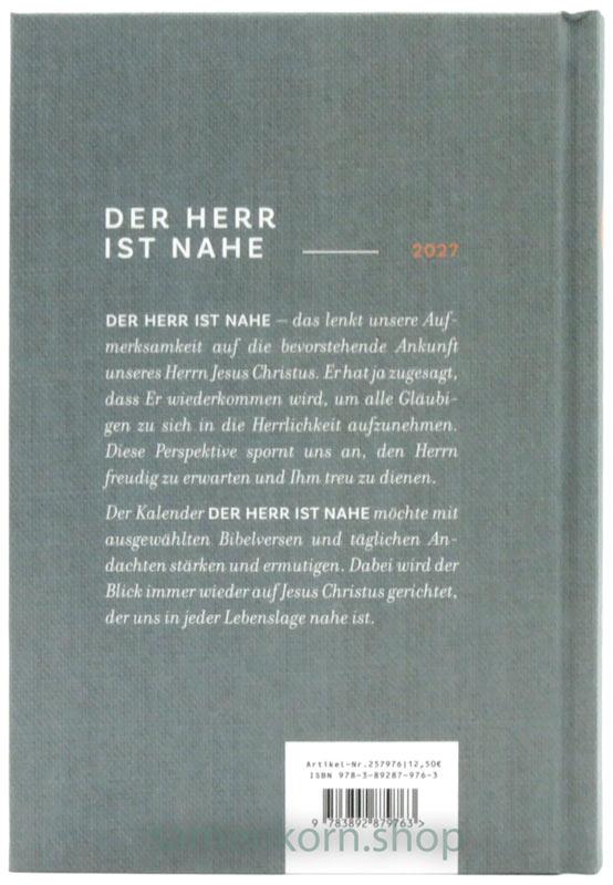 Der Herr ist nahe 2027 Großdruck / Buchkalender