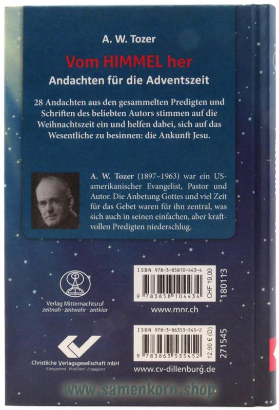 Vom Himmel her/ Buch