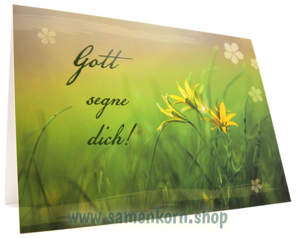 Doppelkarte FS "Gott segne dich"