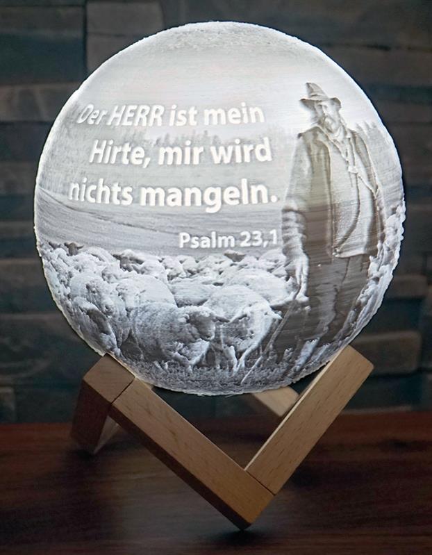 LED-Kugel "Der gute Hirte"