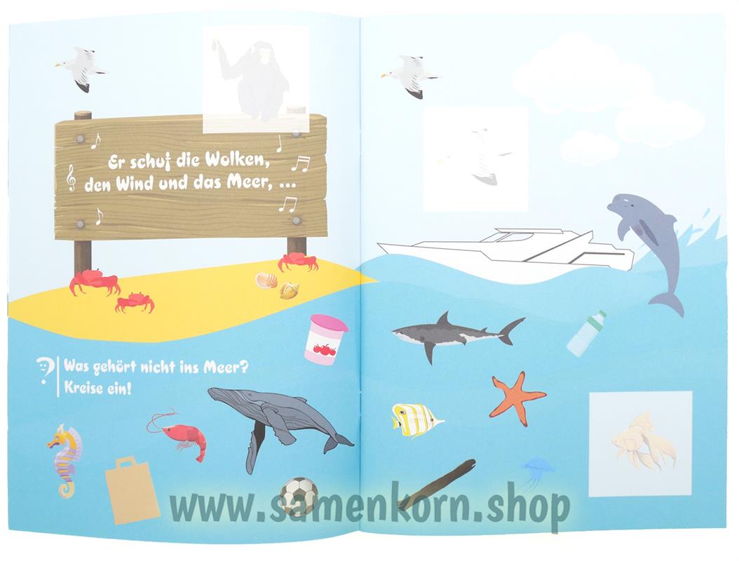 Stickerheft "Wer schuf die Erde"