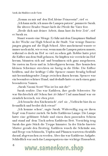 Sarah, das Mädchen von der Farm / Buch