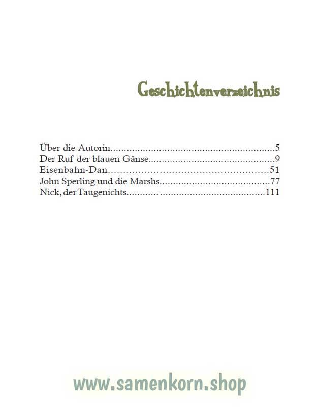 Der Ruf der blauen Gänse / Buch