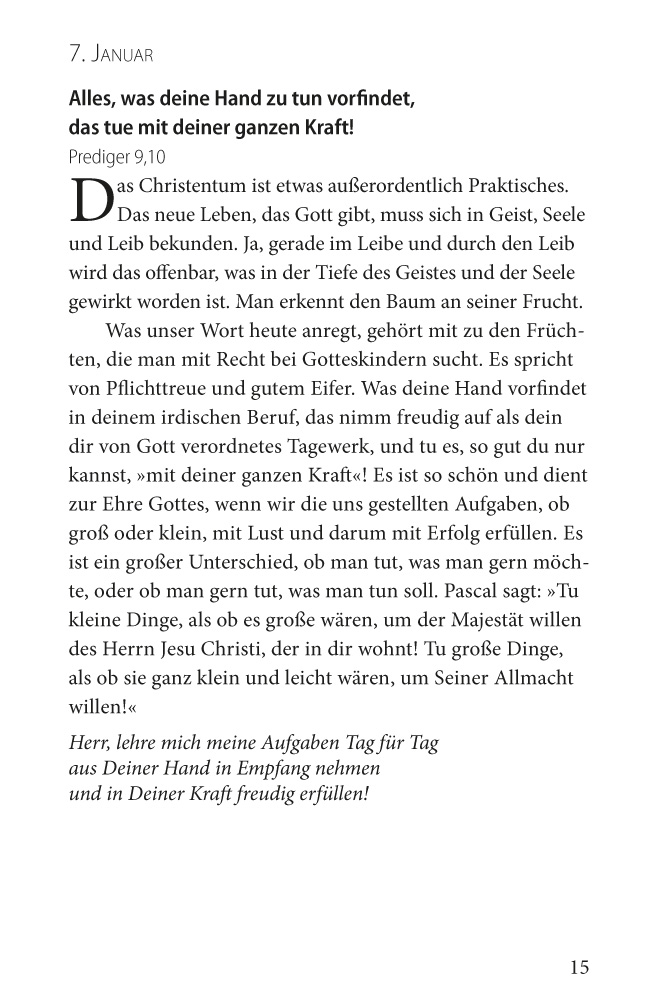 Sprich Du zu mir - Tägliche Andachten / Buch