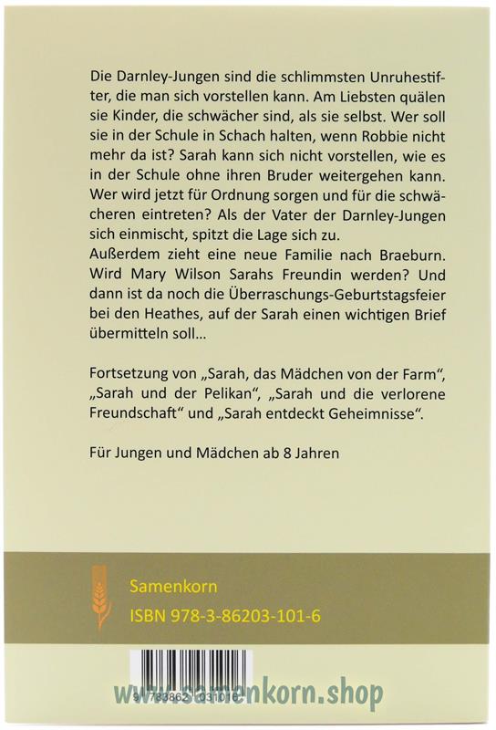 Sarah und die Darnley-Jungen / Buch