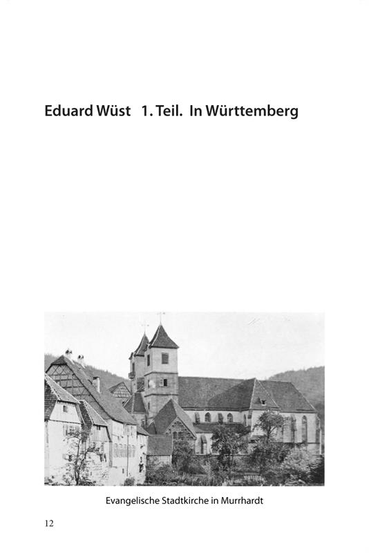 Eduard Wüst / Buch