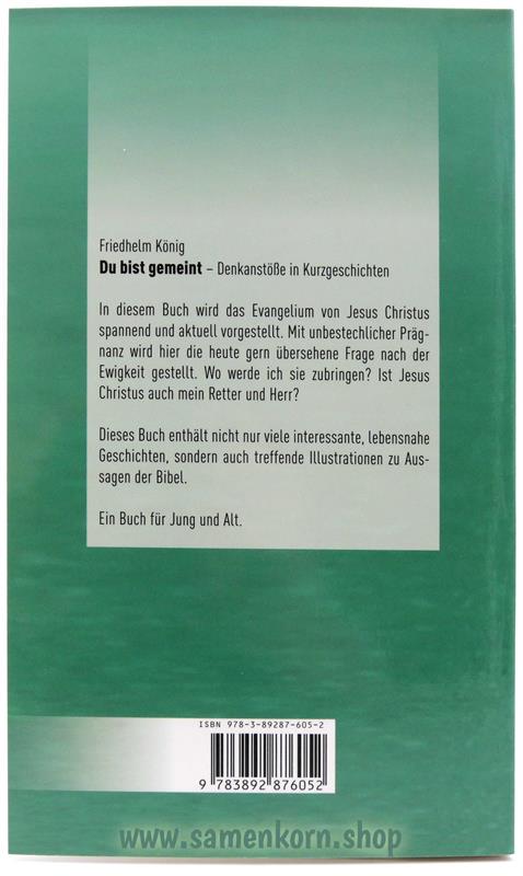 Du bist gemeint / Denkanstöße in Kurzgeschichten / Buch