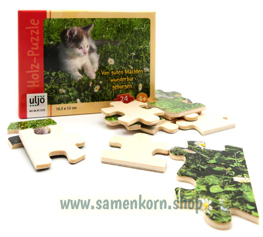 Holzpuzzle "Katzenbaby"