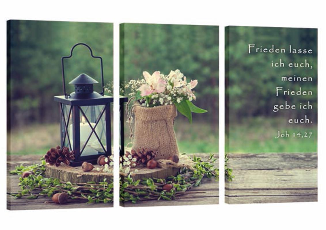 Bild "Laterne mit Blumen"