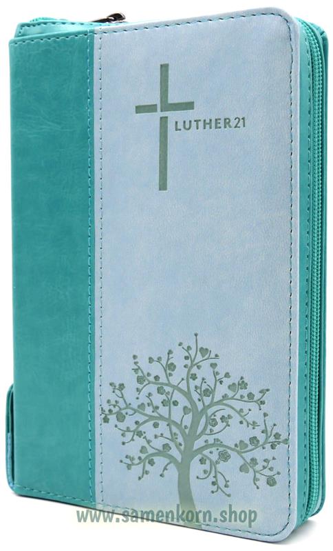 Luther21 - Taschenausgabe - Kunstleder Blau/Türkis