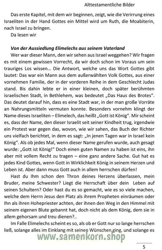 Ruth, die Moabiterin / Buch