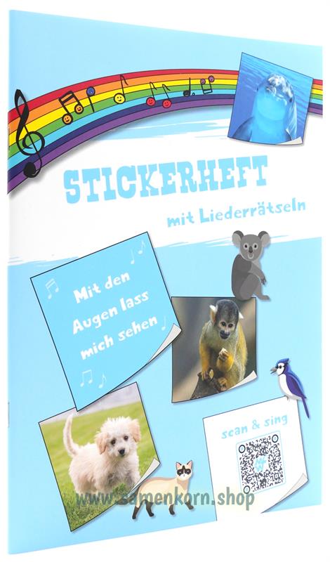 Stickerheft "Mit den Augen lass mich sehen"